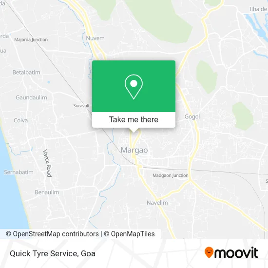 Quick Tyre Service map