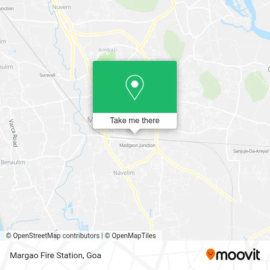 Margao Fire Station map
