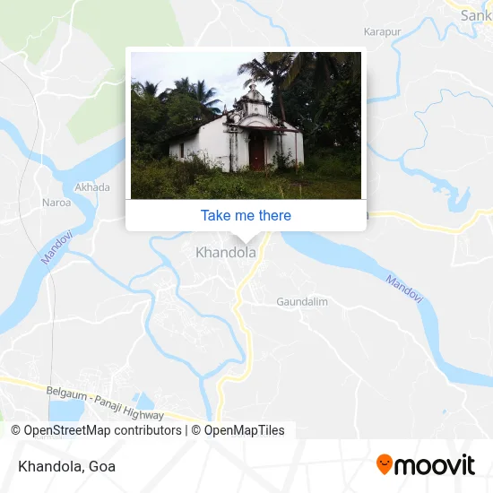 Khandola map
