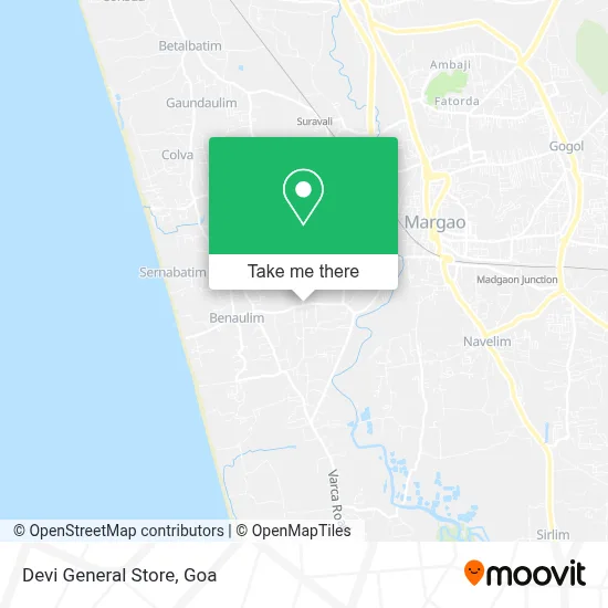 Devi General Store map