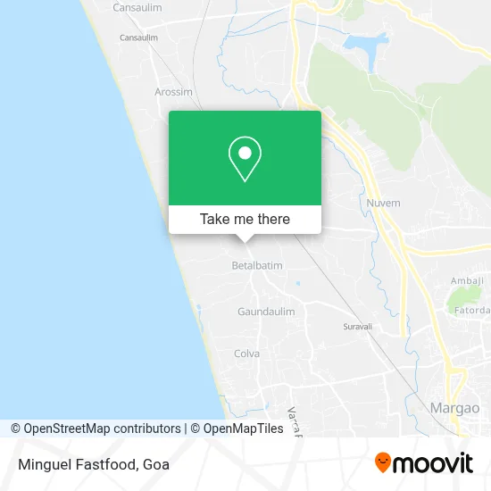 Minguel Fastfood map