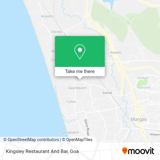Kingsley Restaurant And Bar map