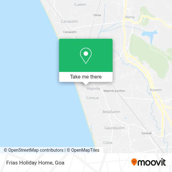 Frias Holiday Home map