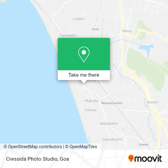 Cressida Photo Studio map