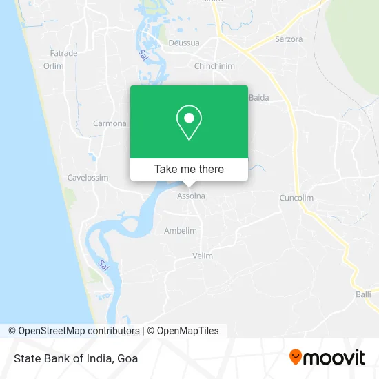 State Bank Of India map