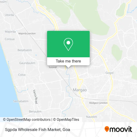 Sgpda Wholesale Fish Market map