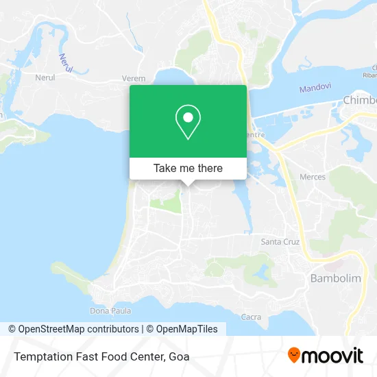 Temptation Fast Food Center map