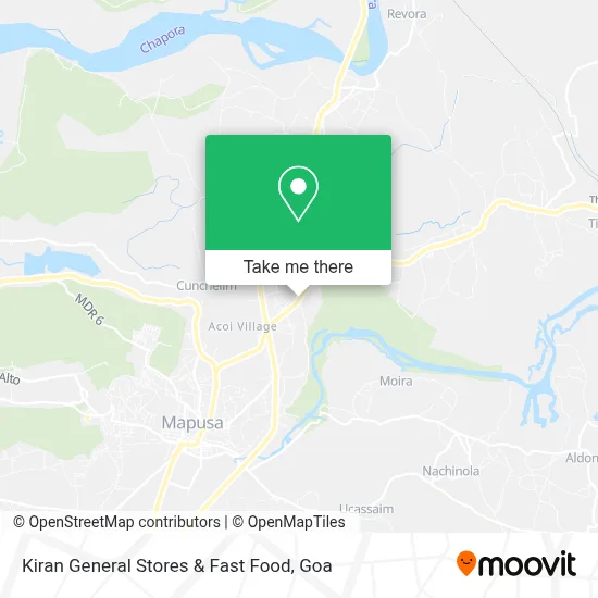 Kiran General Stores & Fast Food map