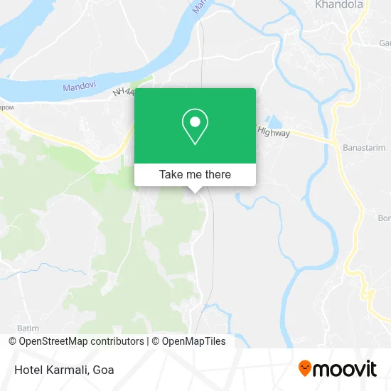 Hotel Karmali map