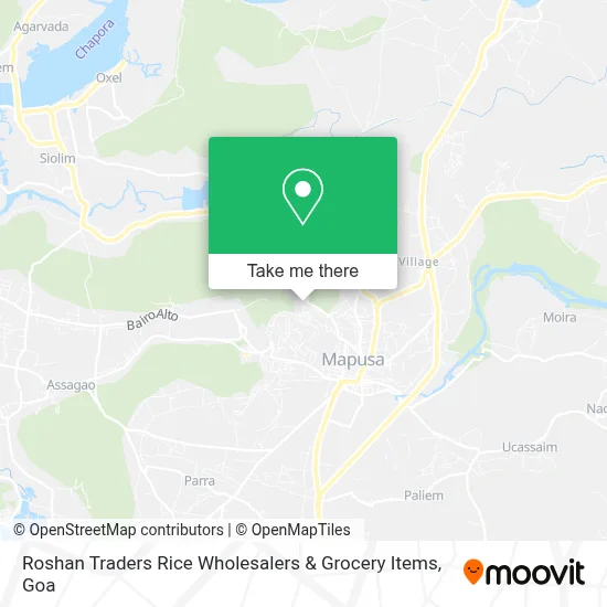 Roshan Traders Rice Wholesalers & Grocery Items map
