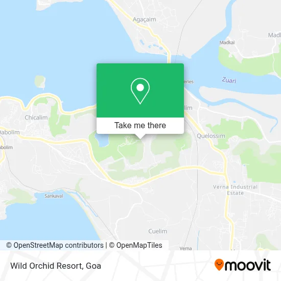 Wild Orchid Resort map