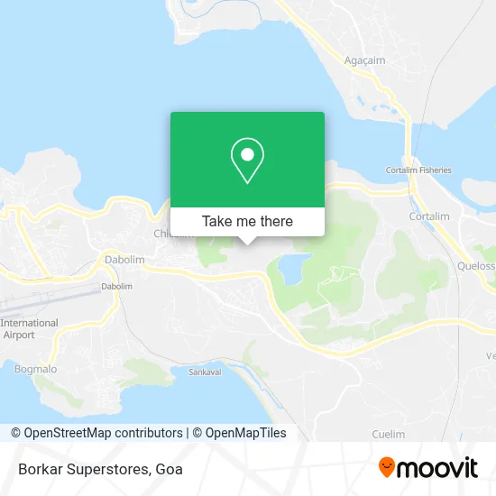Borkar Superstores map