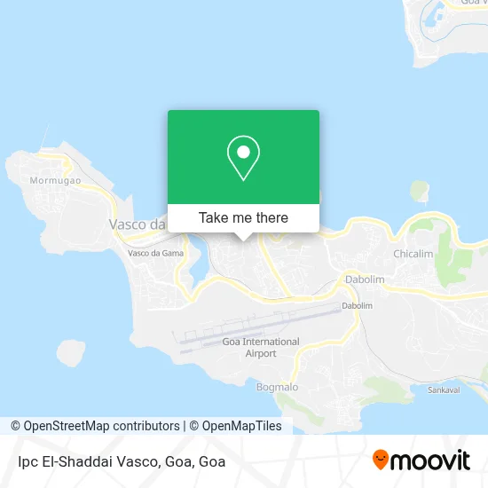 Ipc El-Shaddai Vasco, Goa map