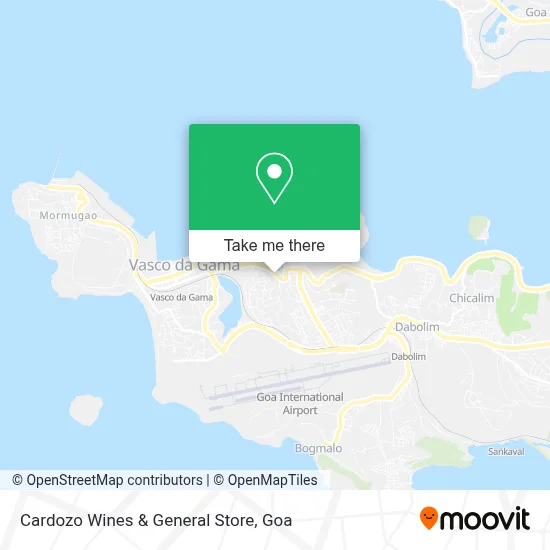 Cardozo Wines & General Store map