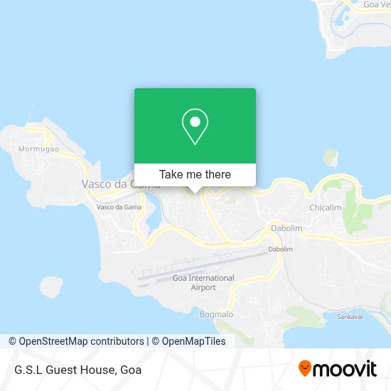 G.S.L Guest House map