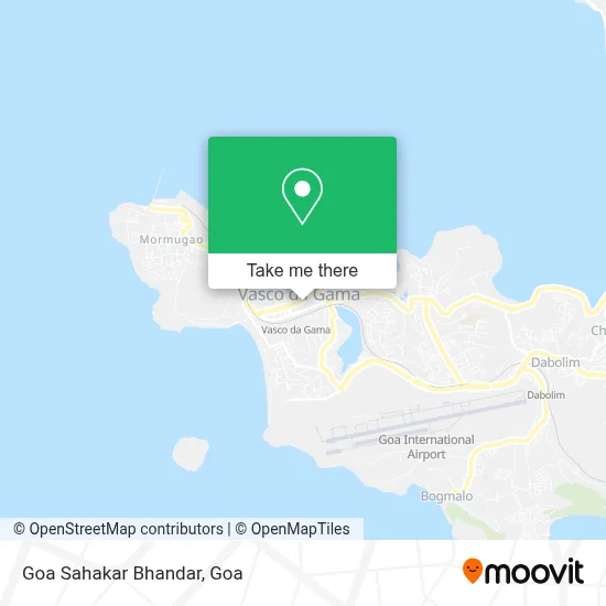 Goa Sahakar Bhandar map
