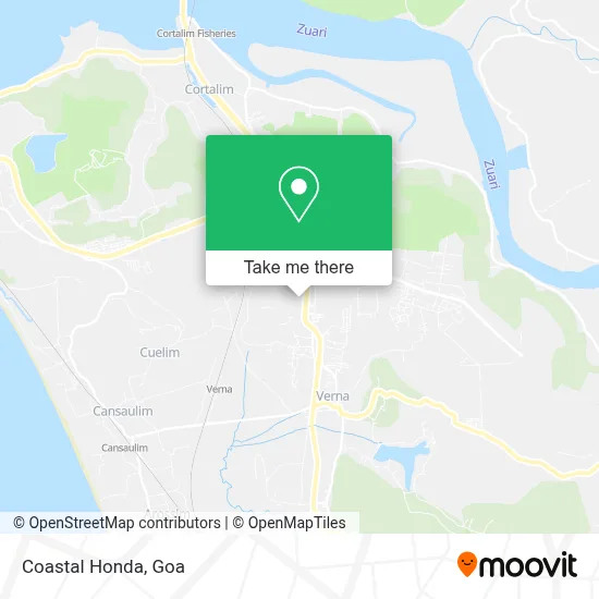 Coastal Honda map