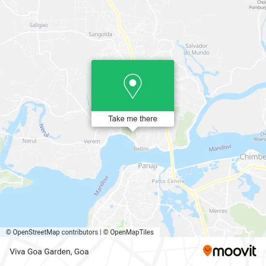 Viva Goa Garden map