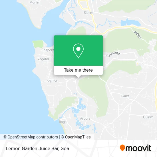 Lemon Garden Juice Bar map