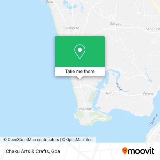 Chaku Arts & Crafts map