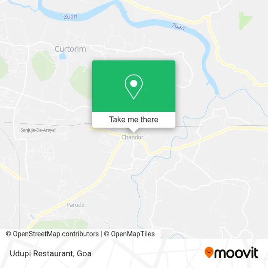 Udupi Restaurant map