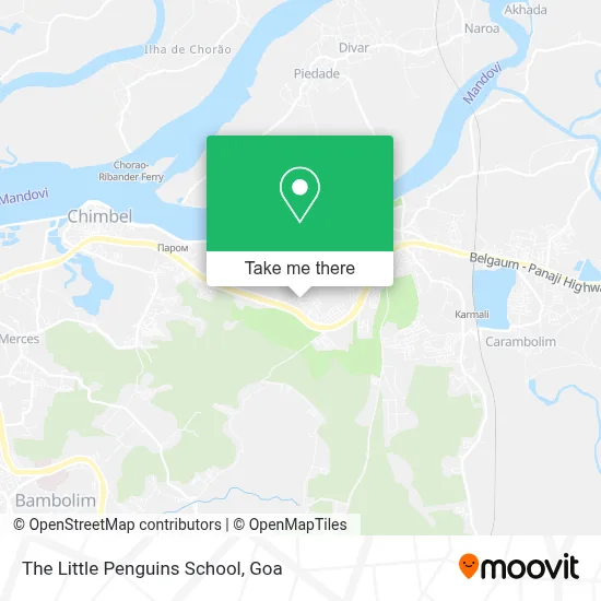 The Little Penguins School map