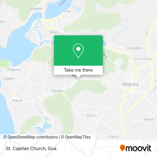 St. Cajetan Church map