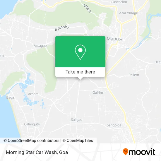 Morning Star Car Wash map