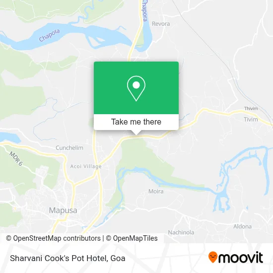 Sharvani Cook's Pot Hotel map