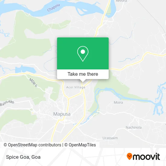 Spice Goa map