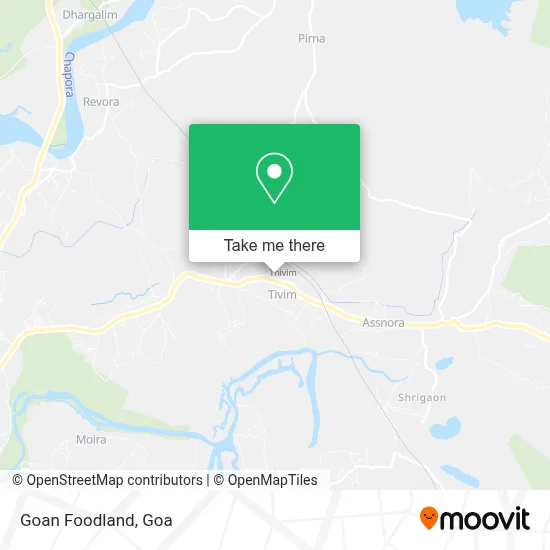 Goan Foodland map
