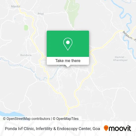 Ponda Ivf Clinic, Infertility & Endoscopy Center map