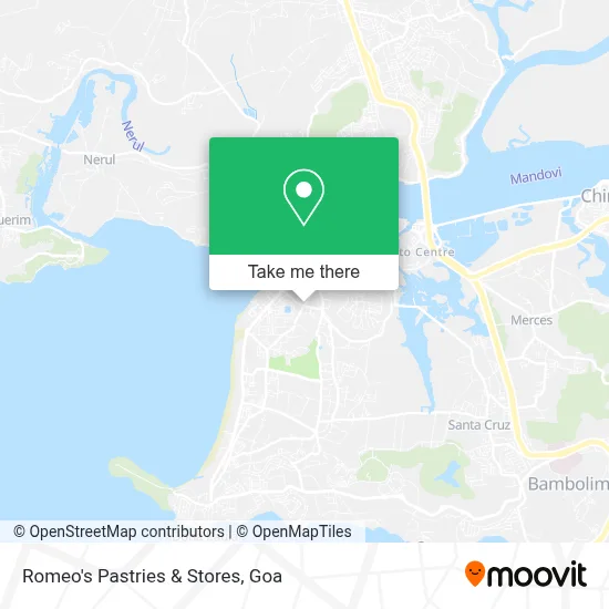 Romeo's Pastries & Stores map