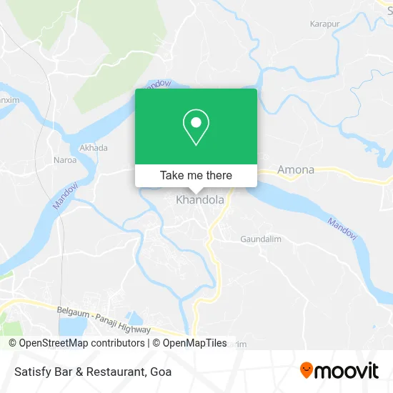 Satisfy Bar & Restaurant map