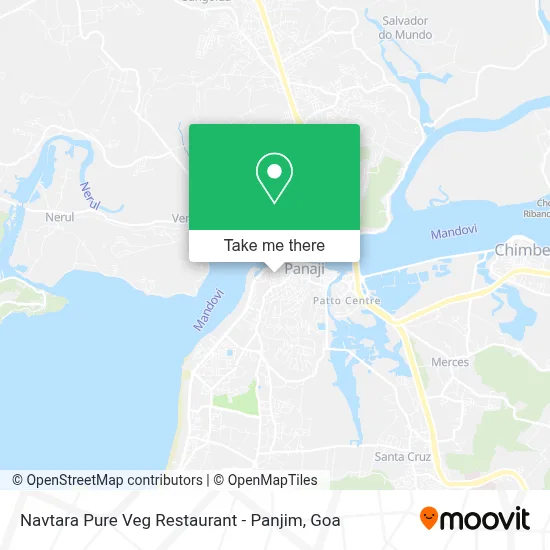 Navtara Pure Veg Restaurant - Panjim map
