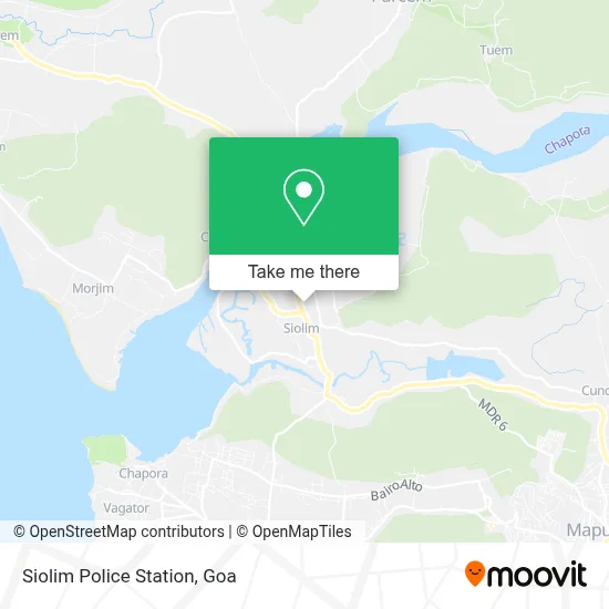 Siolim Police Station map