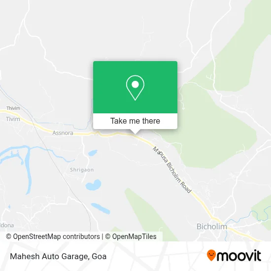 Mahesh Auto Garage map