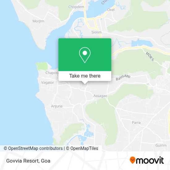 Govvia Resort map