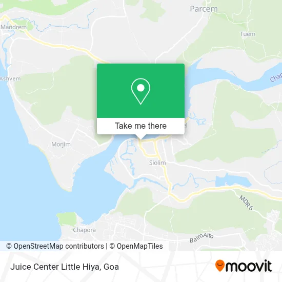 Juice Center Little Hiya map