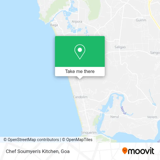 Chef Soumyen's Kitchen map