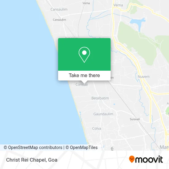 Christ Rei Chapel map