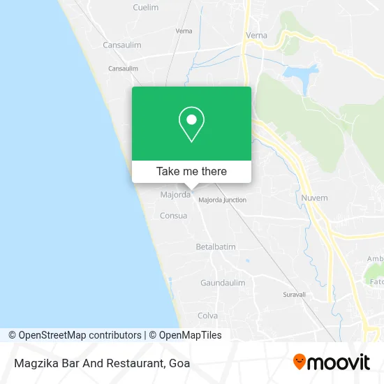 Magzika Bar And Restaurant map