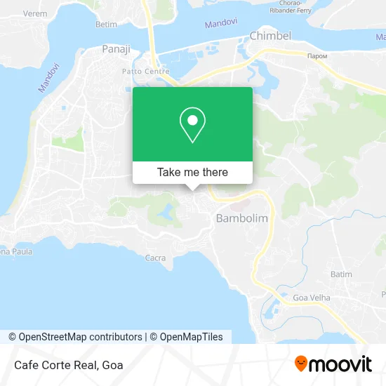 Cafe Corte Real map