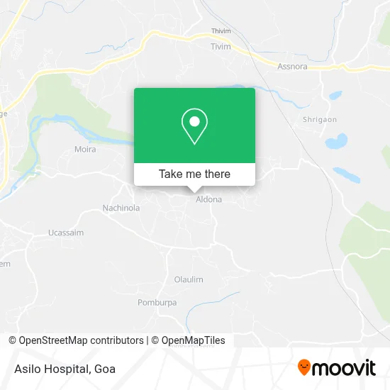 Asilo Hospital map
