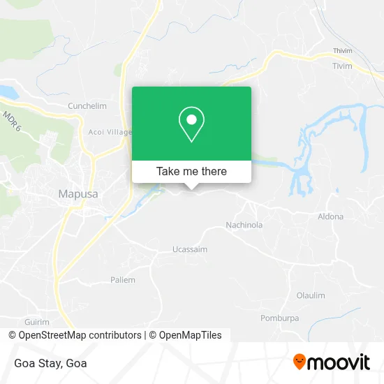 Goa Stay map