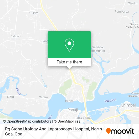 Rg Stone Urology And Laparoscopy Hospital, North Goa map