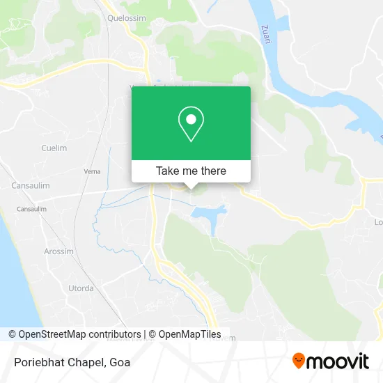 Poriebhat Chapel map