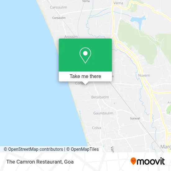 The Camron Restaurant map