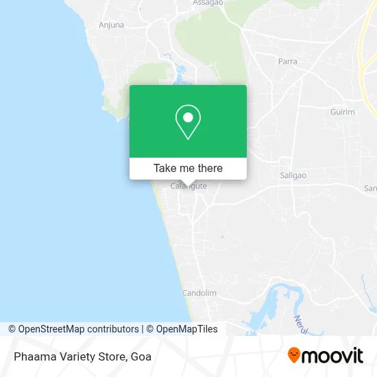 Phaama Variety Store map