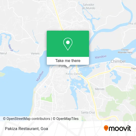 Pakiza Restaurant map